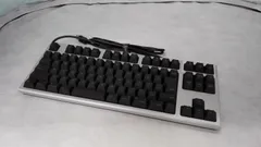 【開封・未使用品】REALFORCE TKL for Mac 日本語配列 91キー テンキーレスキーボード シルバー/黒　R2TL-JPVM-BK　YA0297　(2487256)