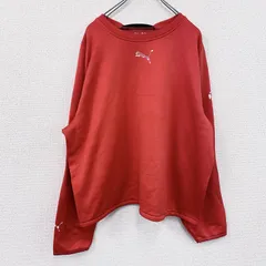 古着 used　PUMA　プーマ　スウェット/トレーナー　赤　レッド　XLサイズ【値引き交渉OK！】