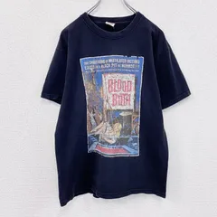 古着 used　FRUIT OF THE LOOM　BLOOD BATH　半袖映画プリントTシャツ　ムービーT　黒　ブラック　Lサイズ【値引き交渉OK！】
