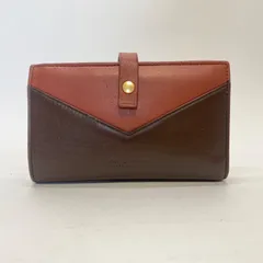 3474 BOTTEGA VENETA ボッテガヴェネタ 折り財布 ブラウン レザー 本革