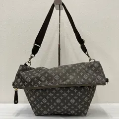 9488　russet ラシット　ショルダーバッグ　グレー　ブラウン　レディース　シンプル　きれいめ　カジュアル　軽量　ナイロン　レザー　モノグラム　総柄