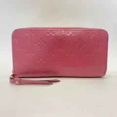 3313 LOUIS VUITTON ルイヴィトン モノグラム アンプラント ジッピーウォレット 長財布  ワインレッド ピンク