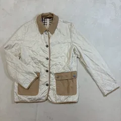 BURBERRY LONDON (バーバリーロンドン) キルティングジャケット 裏地総ノバチェック柄 レディースLサイズ