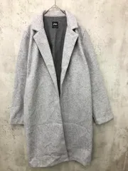 ZARA ザラ 5070/455/803 チェスター コート sizeL/グレー ■■ レディース