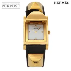 マ*ロ様 メルカリ最安値！HERMES 腕時計 ゴールド/ブラック 2026年最新 