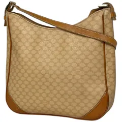 【在庫一掃】 セリーヌ CELINE マカダム柄 ショルダーバッグ ワンショルダー ショルダーバッグ コーティングキャンバス ベージュ レディース 【中古】