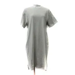 コーエン coen Tシャツワンピース ロング 半袖 F 緑 カーキ /YI