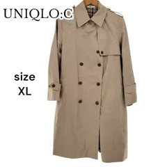 UNIQLO ユニクロ コラボ クリフ・ワイン・クロード トレンチコート ベージュ XL ロング丈 23AW コットン レディースのサムネイル