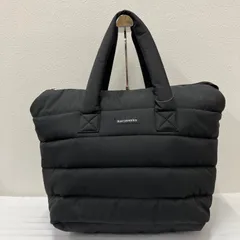 9469　Marimekko　マリメッコ　ミラ　MILLA　トートバッグ　ハンドバッグ　ブラック　黒　無地　キルティング　中綿　レディース　メンズ　ユニセックス　シンプル　カジュアル　きれいめ　大きめ　大容量　軽量