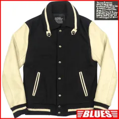 nano universe ナノユニバース スタジャン L 古着 レザー 濃紺 ネイビー ベージュ ブルゾン ジャンパー 本革 キルティング レザースタジャン_サイズL一覧←SEULB屋着古← HS554