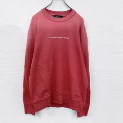 古着 used　DIESEL　ディーゼル　スウェット/トレーナー　フェード　グラデーション　赤　レッド　Sサイズ【値引き交渉OK！】