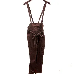 スローブ イエナ SLOBE IENA  パンツ サロペット ウエストマーク 36 S 茶 ブラウン /RT