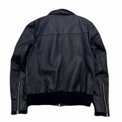 00s ラムレザー セミダブルライダース ジャケット Y2K - メルカリ