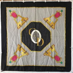 Christian Dior　ディオール　大判スカーフ　シルク　623