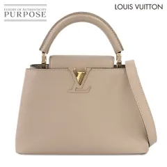新品同様 ルイ ヴィトン LOUIS VUITTON カプシーヌ BB 2way ハンド ショルダー バッグ トリヨンレザー ガレ M94634 RFID 90311193