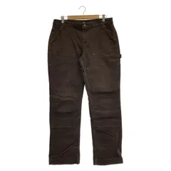 【中古】Carhartt ペインターパンツ サイズ12 茶 ダブルニー カーハート[91]