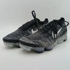 NIKE ナイキ AIR VaporMAX Fjyknit3 エアヴェイパーマックスフライニット3 メンズ 28.5cm スニーカー ブラック/ホワイト/メタリックシルバー C-14-6