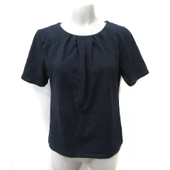 エニィスィス エニシス anySiS カットソー 半袖 2 M 紺 ネイビー /YI