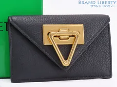 【激レア美品】　ボッテガ ヴェネタ　BOTTEGA VENETA　カードケース　パスケース　名刺入れ　コインケース　小銭入れ　コンパクト財布　ブラック　カーフレザー　690579