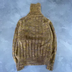 【U-52】レディース ニット タートルネック リブ編み マルチカラー　長袖 秋冬 サイズM シンプル 着回し 暖かい 上品 カジュアル トップス