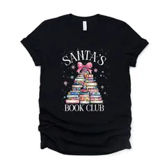 Simply Sage Market レディース トップス Tシャツ Simply Sage Market Santas Book Club Womenshort Sleeve Tee Black ブラック