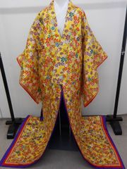 ②紅型模様 着物（裏地あり） 琉球舞踊 沖縄 民謡 古典 三線 - メルカリ