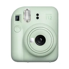 【訳あり品】パッケージ色褪せ 未使用 インスタントカメラ instax mini 12「チェキ」ミントグリーン 富士フイルム INSTAX mini 12 MINT GREEN わけあり アウトレット