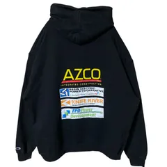 2XL パーカー オーバーサイズ ブラック 黒 プリント 刺繍 チャンピオン スウェット レディース ユニセックス メンズ 古着 長袖 CHM