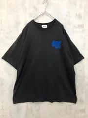 PBLIM ページボーイリム ロゴ 刺繍 フラワー プリント Tシャツ sizeM/黒  ■■ メンズ