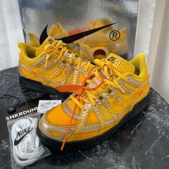 NIKE×OFFWHITEAirRubberDunkUniversityGold - メルカリ