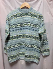 BENETTON ノルディック柄セーター