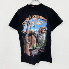 古着 used　BANZAY　半袖プリントTシャツ　アニマルT　黒　ブラック　48サイズ【値引き交渉OK！】