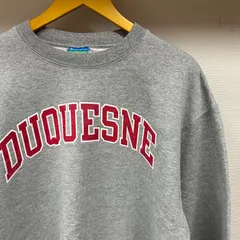 古着 L Champion チャンピオン スウェット トレーナー クルー グレー 灰色 カレッジ