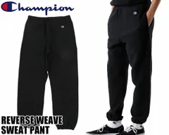 チャンピオン リバースウィーブ(R) スウェットパンツ Champion REVERSE WEAVE SWEAT PANT BLACK c3-w205-090 ブラック 青単色タグ 後ろポケット テリーフリース