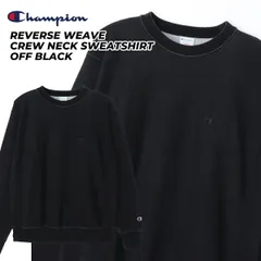 チャンピオン リバースウィーブ(R) クルーネック スウェットシャツ オフブラック Champion REVERSE WEAVE CREW NECK SWEATSHIRT OFF BLACK c3-c020-055 ウェア トップス