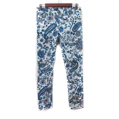 アズールバイマウジー AZUL by moussy スキニーパンツ ペイズリー柄 M マルチカラー /YI