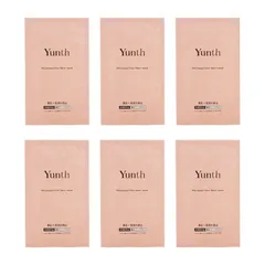 [6個セット]Yunth ユンス 薬用 シートマスク 22mL 肌荒れ シミ 透明感 紫外線ケア 敏感肌 乾燥 保湿 ダメージ[医薬部外品][ネコポス]