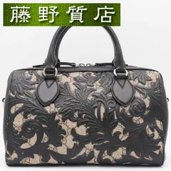 グッチ GUCCI ボストンバッグ アラベスク GGスプリーム レザー ブラック ベージュ シルバー金具 409529 ハンドバッグ レディース ブランドバッグ ミニボストンバッグ グッチ バッグ 中古 gucciバッグ グッチハンドバッグ 8402