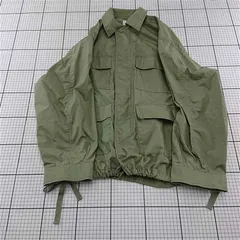 ◇ Θ ディスコート Discoat ミリタリージャケット カーキ系 Mサイズ レディース E  【1512190011418】