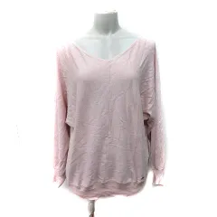 ナノユニバース nano universe カットソー ドルマンスリーブ 長袖 36 S ピンク /YI