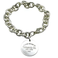 TIFFANY＆Co. ティファニー リターントゥティファニー ラウンドタグ SV925 ブレスレット シルバー M2602-k108