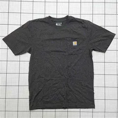 ◇ Θ カーハート Carhartt K87-M ルーズフィット ポケットTシャツ チャコール系 メンズ E  【1512220055313】
