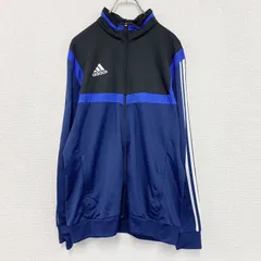 古着 used　adidas　アディダス　トラックジャケット/ジャージ　青　ブルー　2XOサイズ【値引き交渉OK！】