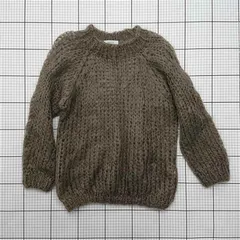 ◇ ⊇ マイアミ Maiami basic ローゲージニットセーター S/Mサイズ レディース E  【1512220055559】のサムネイル