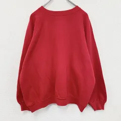 古着 used　80s～　Hanes Her Way　ヘインズハーウェイ　スウェット/トレーナー　ラグランスリーブ　レッド　XLサイズ【値引き交渉OK！】