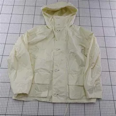 ◇ ⊇ ユニクロU UNIQLO U フーデッドジャケット アイボリー系 Sサイズ メンズ E  【1512220075236】