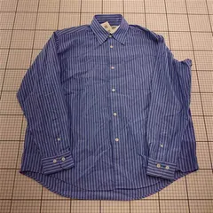 ◇ ⊇ シテン CITEN スタンダードシャツ ストライプ ROYAL メンズ Mサイズ E  【1512220075076】