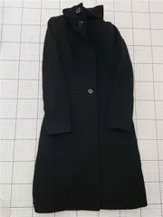 ◇ ⊇ インディヴィ INDIVI 38 ブラック系 ロングコート レディース E  【1512220075687】