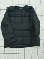 ◇ ⊇ ユニクロ UNIQLO シー C ウルトラライトダウン クルーネックジャケット ブラック系 メンズ L E  【1512220075496】