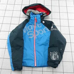 ◇ ⊇ デサント DESCENTE Move Sport ジュニアスキーウェア 140cm ブルー系 キッズ E  【1512220076004】